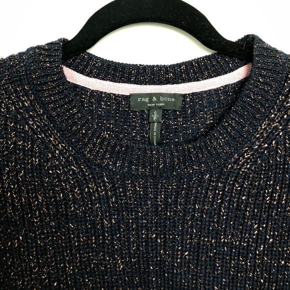 Rag & Bone sparkly sweater with buttons nwot - Picture 3 of 4